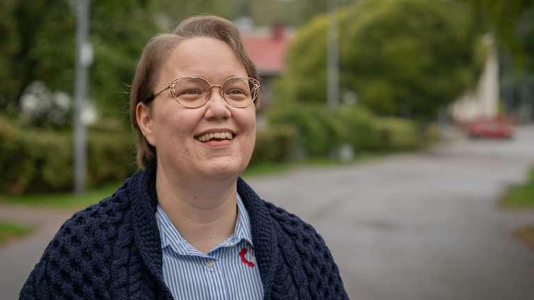 Porträtt på Johanna Suomi.