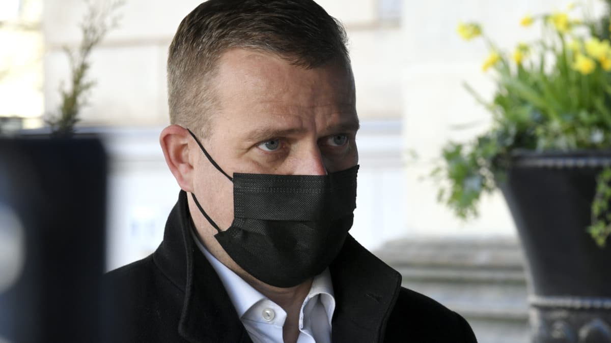 Samlingspartiets ordförande Petteri Orpo den 27 april 2021.