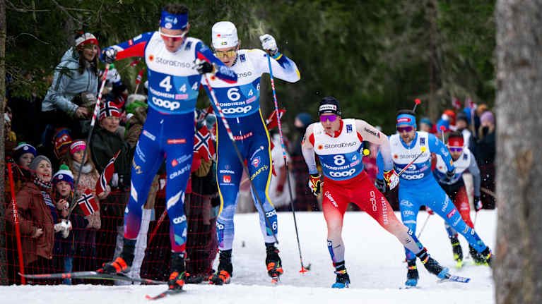 Image 1: The fourth leg of the relay in action.