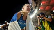 Wilma Murto voitti MM-mitalin ensimmäisenä suomalaisena seiväshyppääjänä.