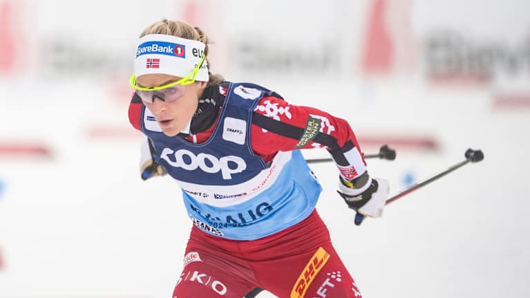 Image 14: Therese Johaug trains before the start of the Ruka World Cup in November 2024.