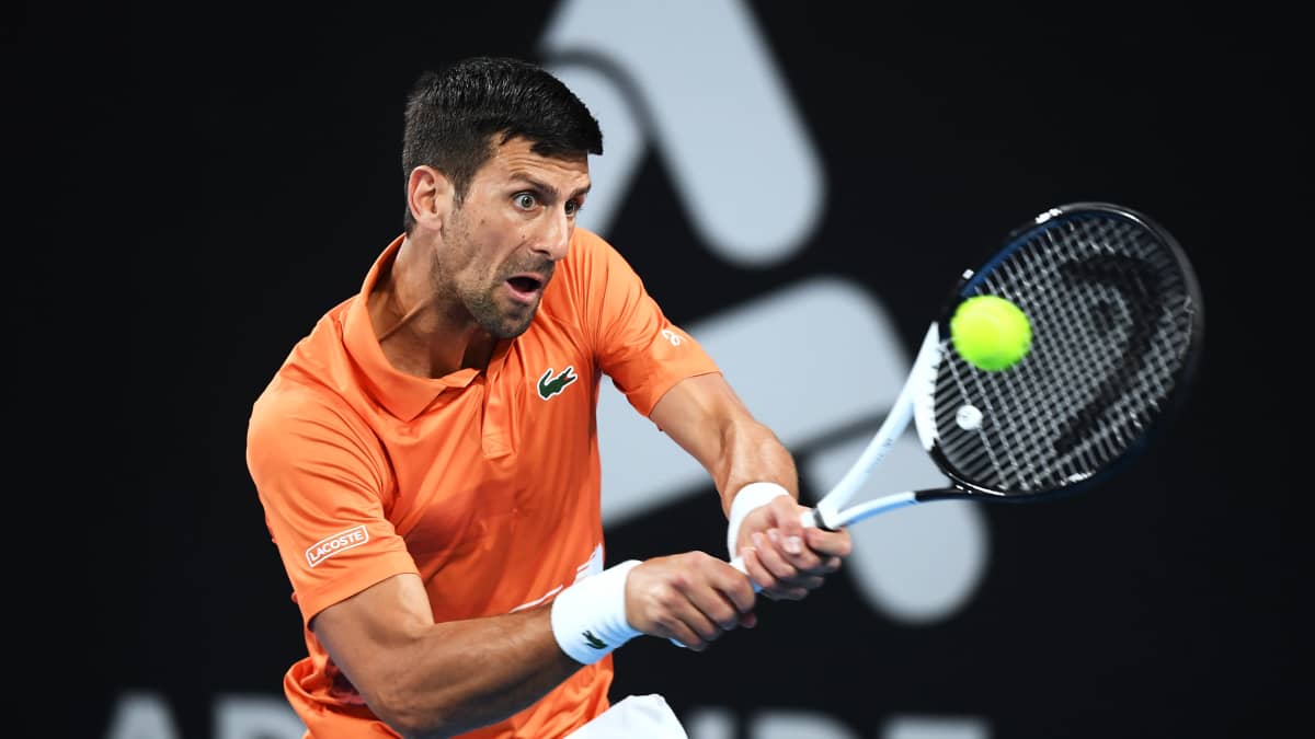 Novak Djokovic kuvassa