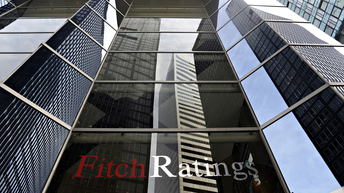 Luottoluokituslaitos Fitch Ratingsin toimisto New Yorkissa.