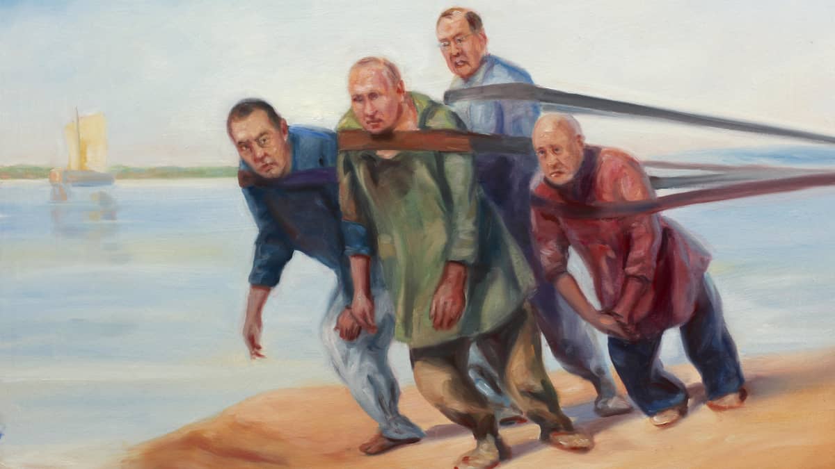 Kaj Stenvallin maalaus The Criminals.