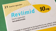 Paketti Revlimid-nimistä lenalidomidi-lääkettä.