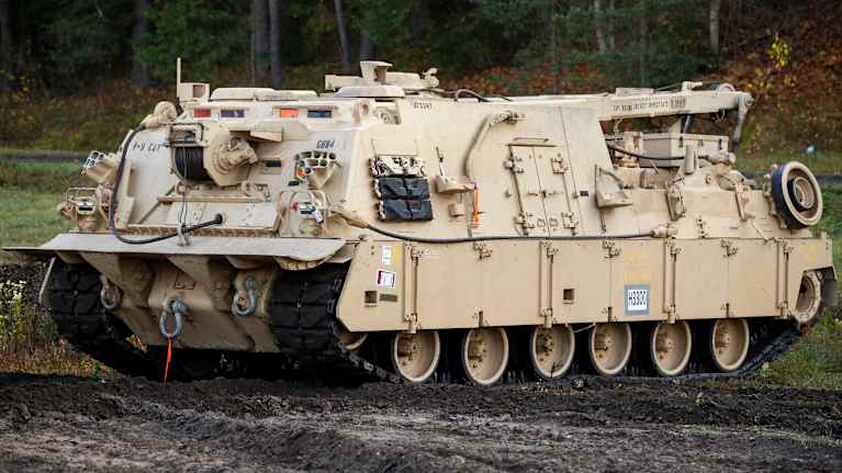 Hercules M88 -panssarivaunu Liettuassa.
