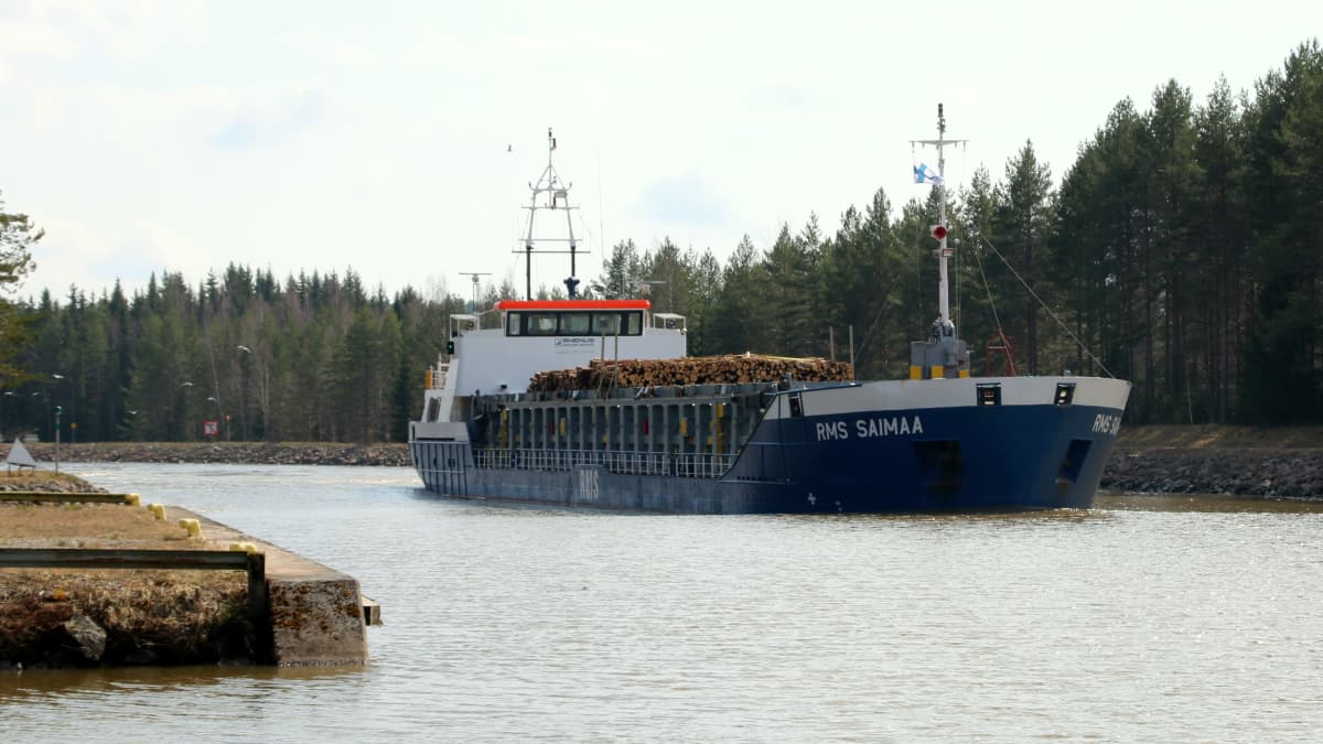RMS Saimaa Saimaan kanavassa