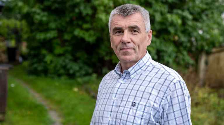 Porträttbild på Kjell Himmelroos, som är  verksamhetsledare för Västra Nylands Jaktvårdsförening 