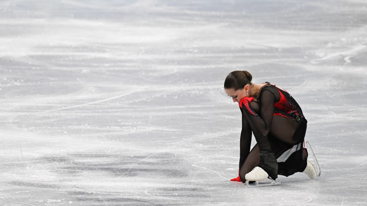 Kamila Valijeva on ollut Pekingin olympialaisissa dopingepäilyjen keskellä. 
