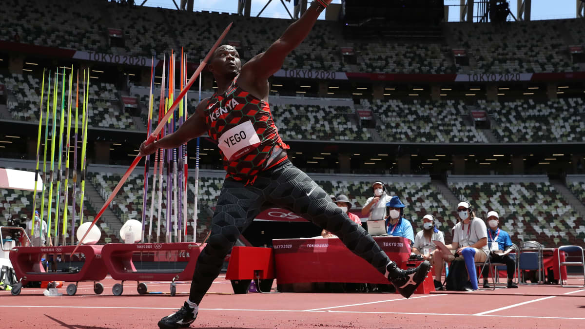 Julius Yego Tokion olympialaisissa.