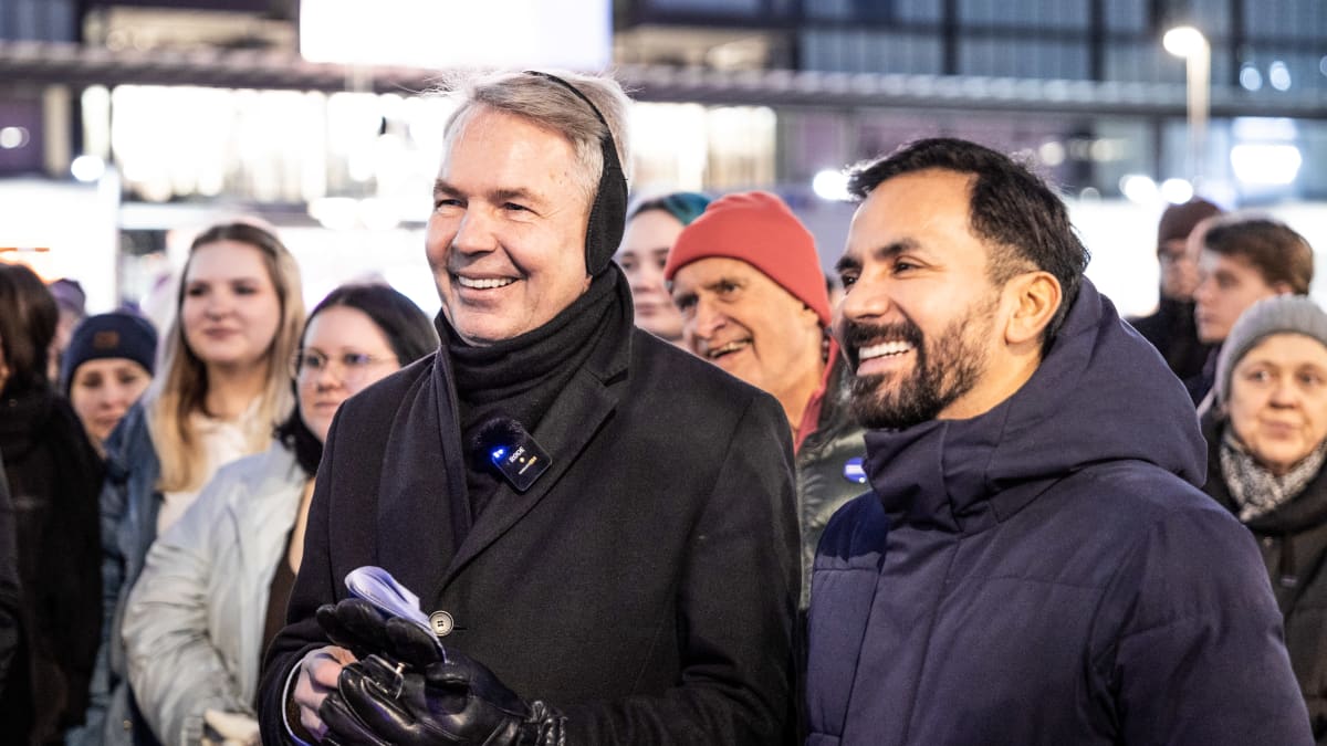 Pekka Haavisto and Antonio Flores. Photo: Jussi Koivunoro / Yle