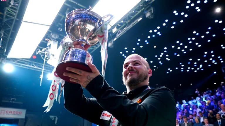 Luca Brecel voitti snookerin maailmanmestaruuden toukokuussa ensimmäisenä mannereurooppalaisena pelaajana.