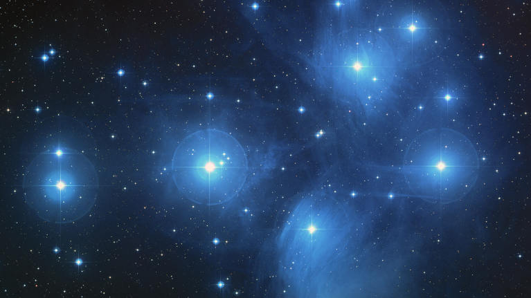 Plejadit-tähtijoukon tähtiä