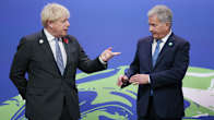 Boris Johnson ja Sauli Niinistö.