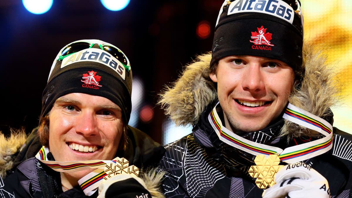 Devon Kershaw ja Alex Harvey voittivat parisprintin MM-kultaa Oslossa 2011.