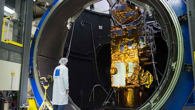 MetOp-satelliitti testattavana