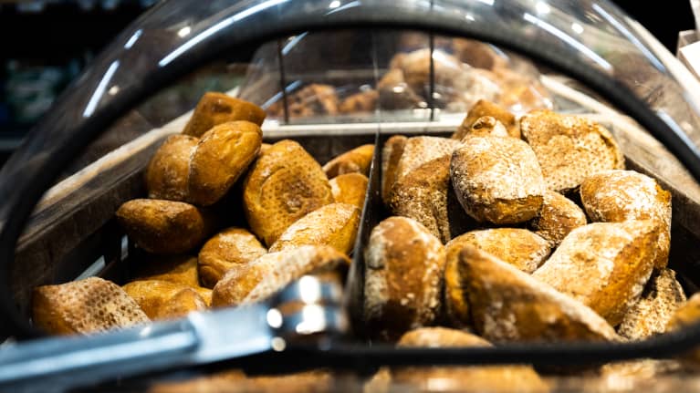 Chiapatttasemlor till försäljning i lösvikt. 