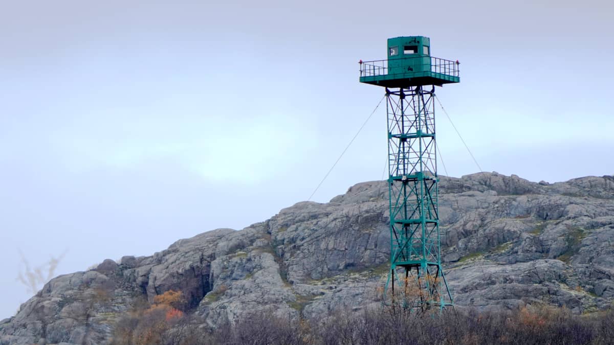 Venäläinen vartiotorni Norjan-vastaisella rajalla
