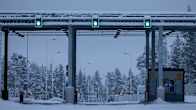 Raja-Joosepin rajanylityspaikka Inarissa.