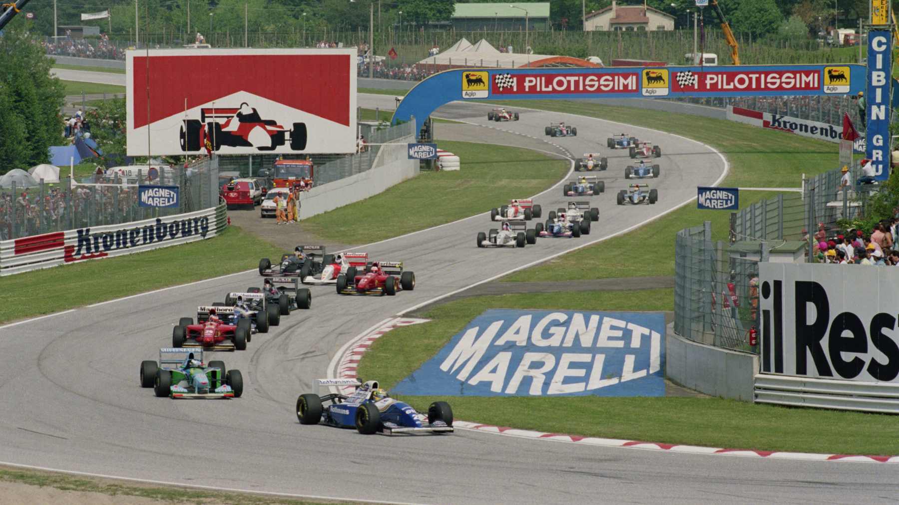 Imolan GP:n lähtö vuonna 1994.