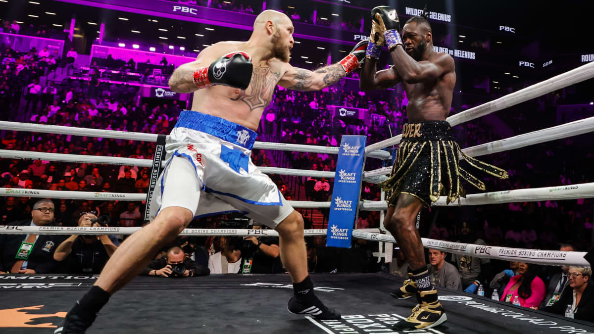 Robert Helenius nyrkkeilee Deontay Wilderiä vastaan.