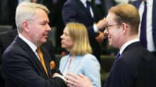 Pekka Haavisto ja Tobias Billström.