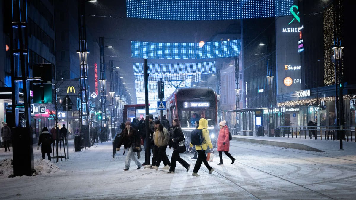 Tampereen keskusta.