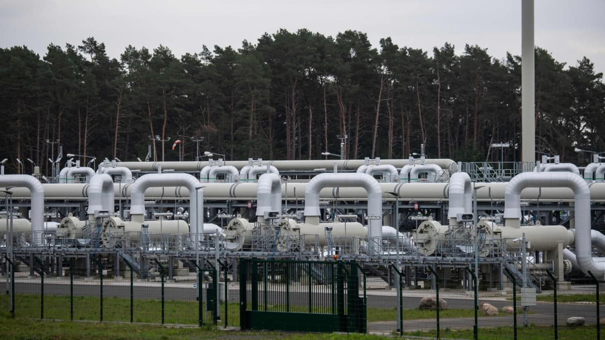Nord Stream 2 kaasuputken vastaanottokeskus.