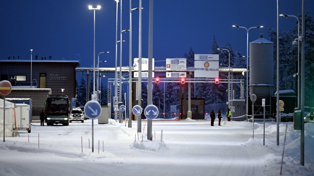 Raja-Joosepi border station photographed on November 24, 2023. Photo: Emmi Korhonen / Lehtikuva