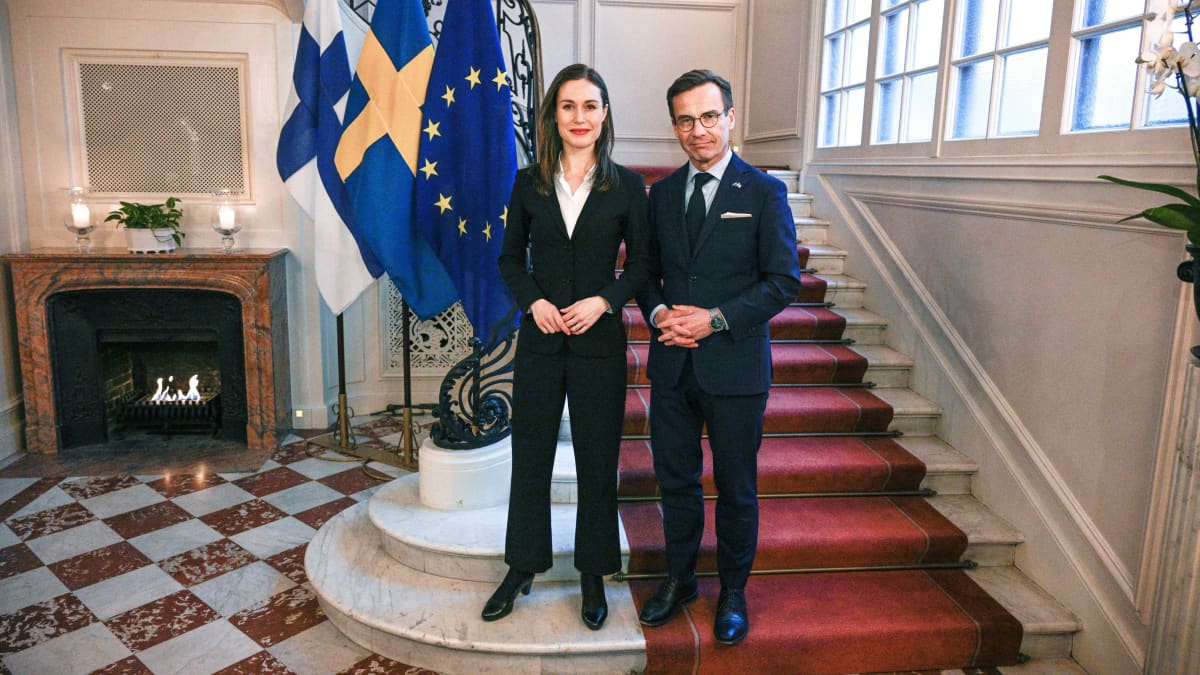 Sanna Marin ja Ulf Kristersson.