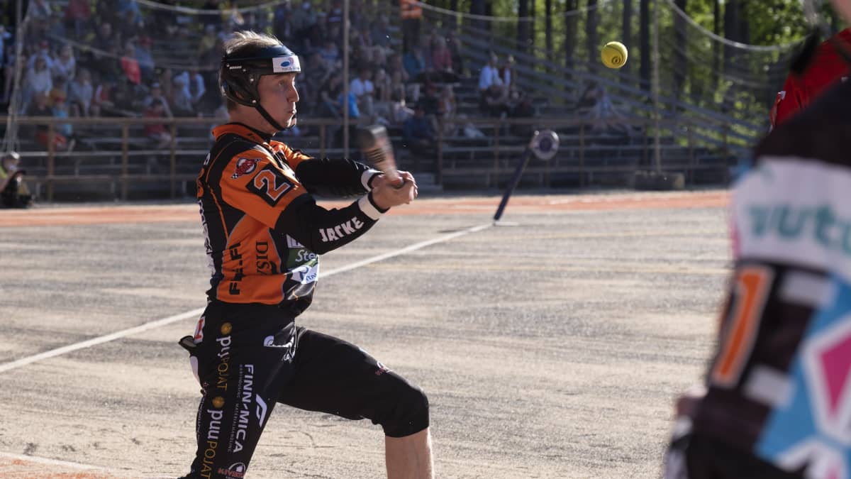 Haminan Palloilijoiden Jani Ahonen kuvassa. 2. kesäkuuta 2021.