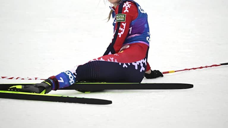 Image of Krista Pärmäkoski in the final sprint.