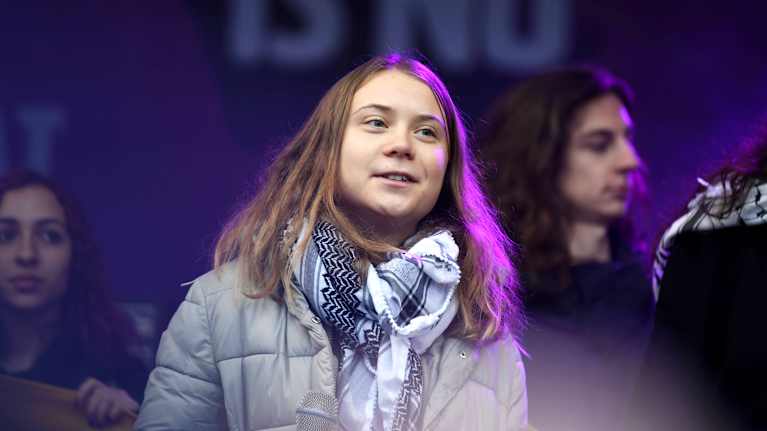 Climate activist Greta Thunberg.