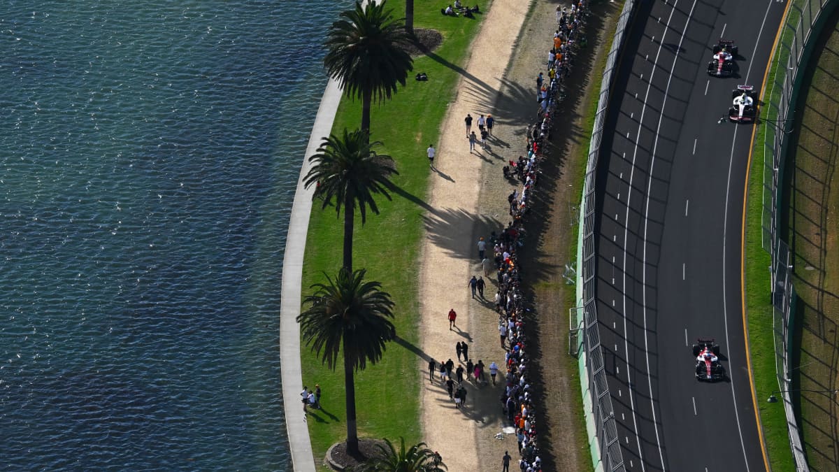 Valtteri Bottas Melbournen F1-radalla.