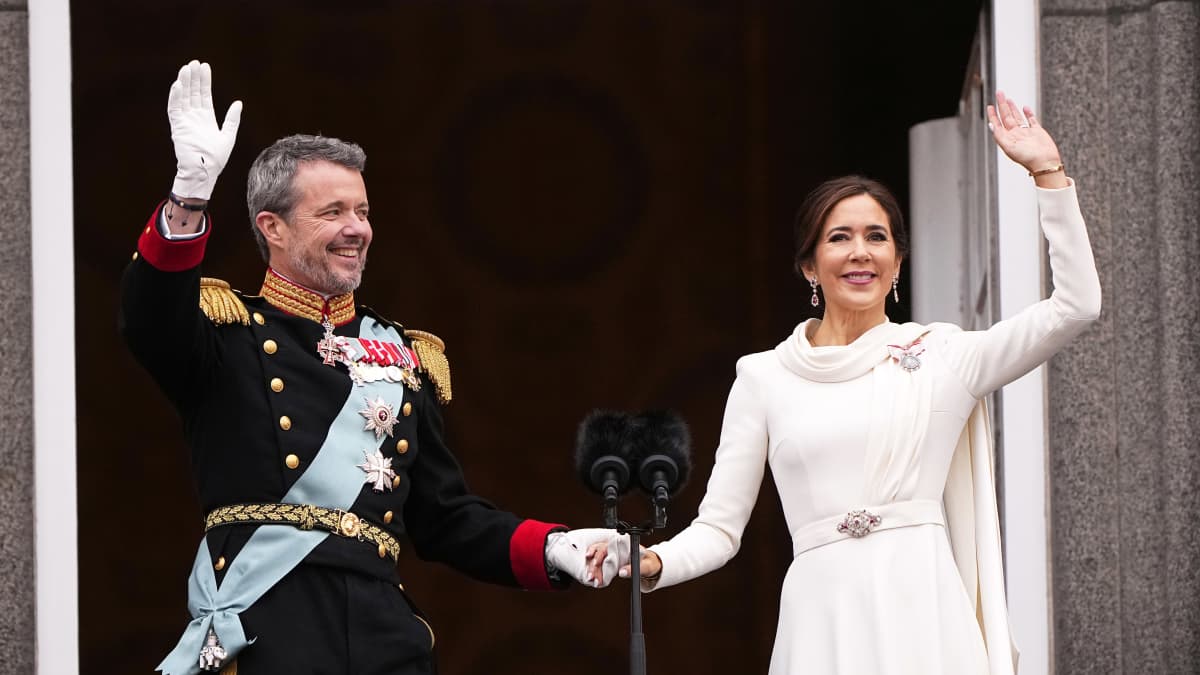 Tanskan kuningaspari Frederik ja Mary. Kuva: Bo Amstrup / EPA