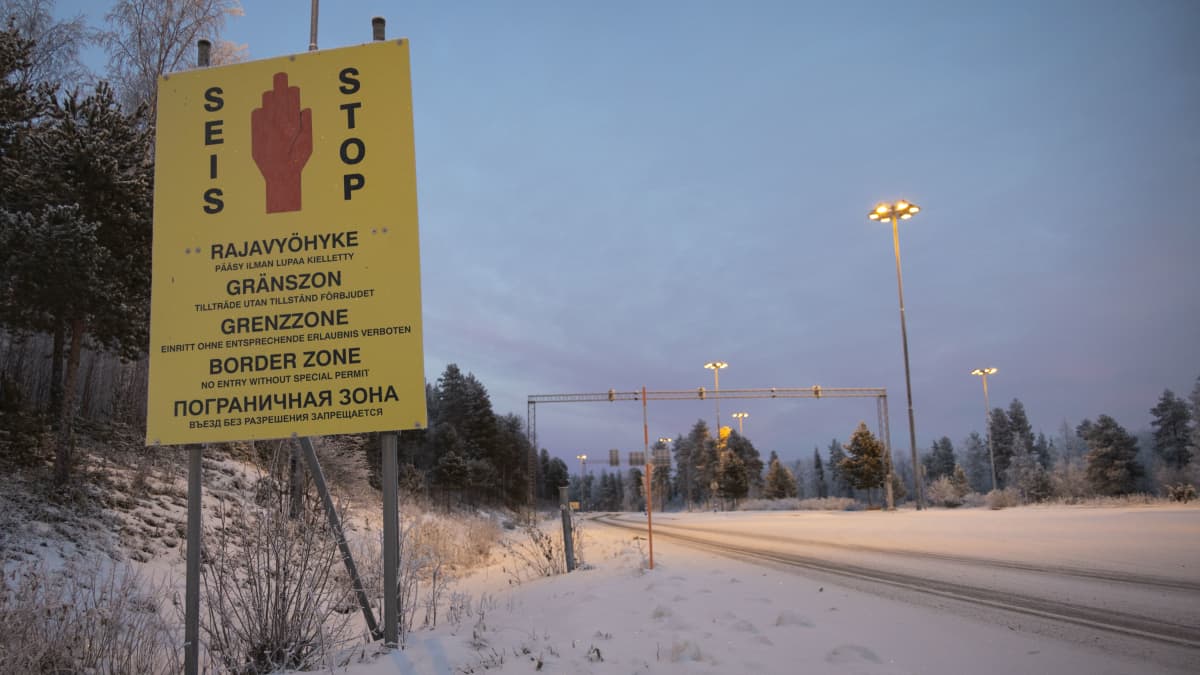 Sallan raja-asema Pohjois-Suomessa. Kuva: Juuso Stoor / Yle