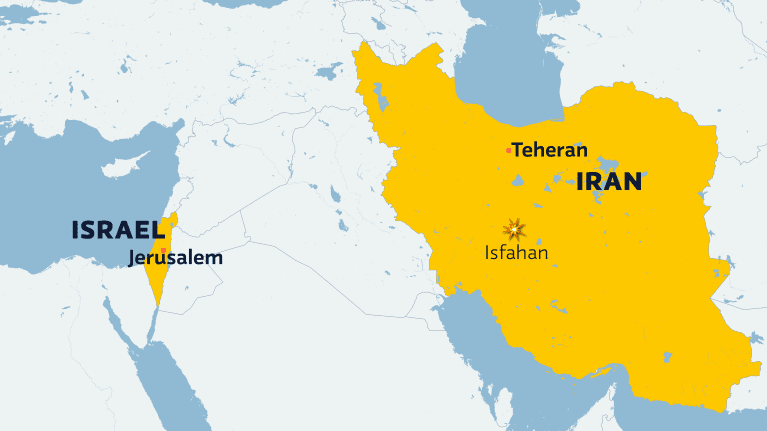 Israelin isku Iraniin, isfahaniin.