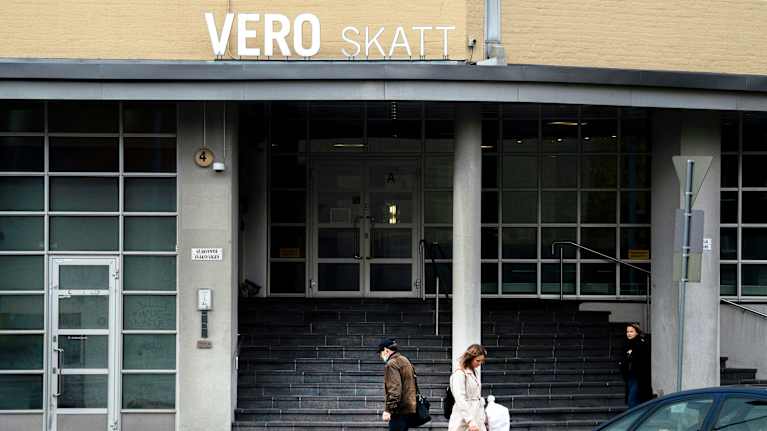 Photo shows the Finnish Tax Administration's Helsinki office.