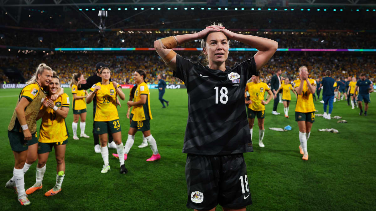 Australia tuuletti voittoa jalkapallon MM-kisoissa.