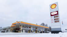Haaparannan Shell Ruotsissa.