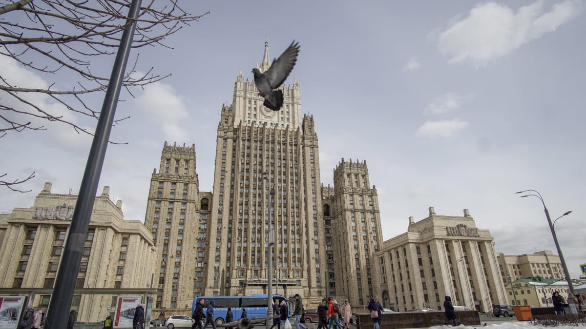 Venäjän ulkoministeriön rakennus Moskovassa.