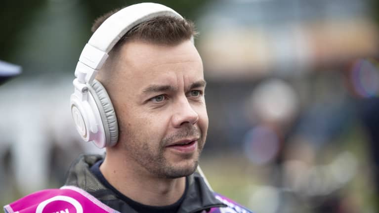 Henri Haapamäki Jyväskylän MM-rallissa 2023.