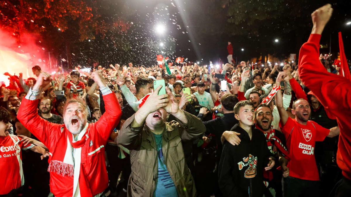 Monzassa juhlittiin nousua Serie A:han.