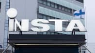The insta company logo. 