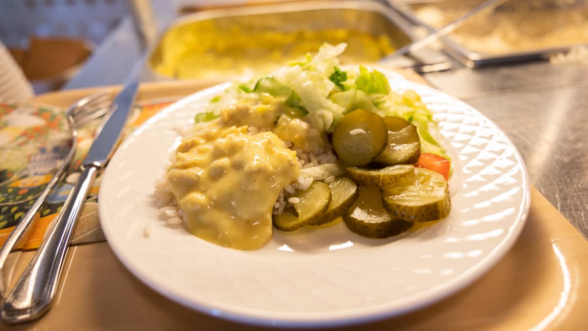 Hävikkiruoka lautasella.