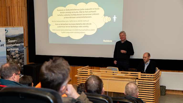 Redstone AEROn Esa Korjula ja Olli Nuuttila.
