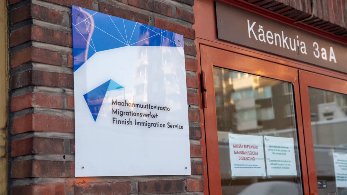 Maahanmuuttovirasto Helsingissä. 3.2.2021.