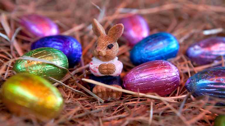 Chocolate eggs are eaten at Easter. Photo: Mostphotos
