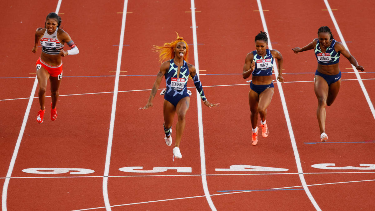 Sha'Carri Richardson voitti Yhdysvaltain mestaruuden 100 metrillä.