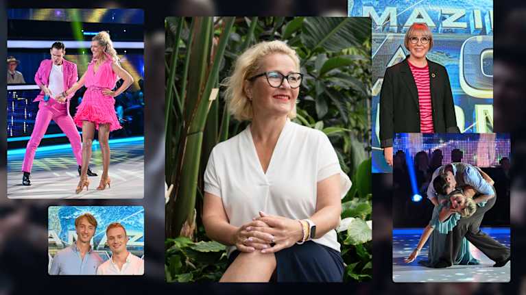 Kuvakollaasi jossa keskellä Miapetra Kumpula-Natri. Hänen ympärillään muita kansanedustajia jotka ovat olleet tv-tosi -ohjelmissa.